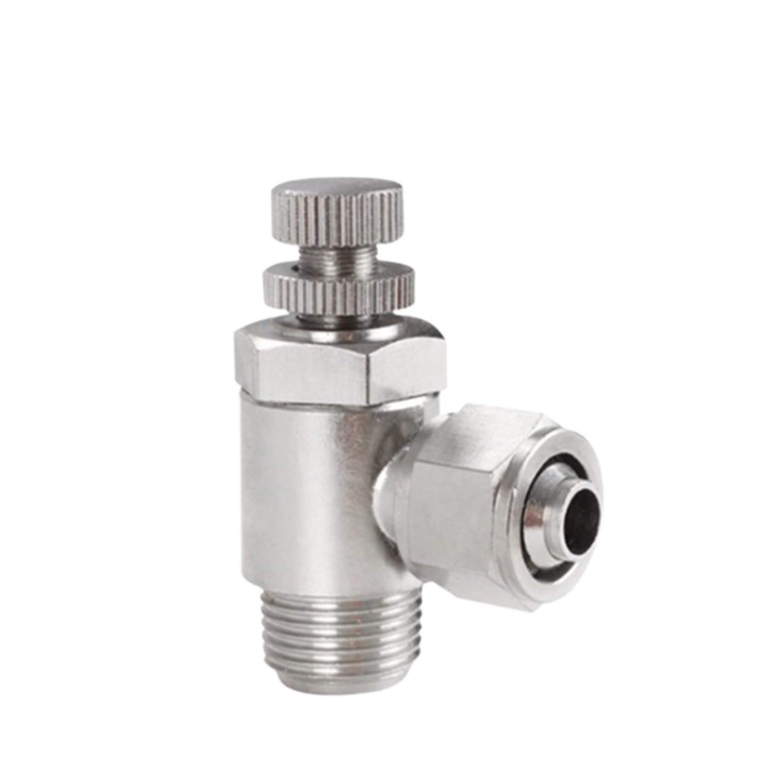 NACODLUL Rotary Throttle Valve Connection Speed Valve Flow Control Valve SL6 SL8 SL10 SL12 M5 01 02 03 04(SL10-03)