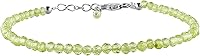 Vista 49 de InfinityGemsArt Natural Bracelet For Women Gemstone Micro Beads Dainty Jewelry Christmas Gifts for Women, Birthstone, Stone Jewelry 925 Sterling