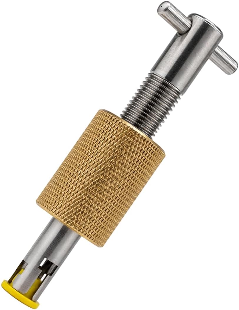 Car AC Orifice Tube Removal Tool, Vehicle AC Orifice Tube Remover Installer Puller Tool, Automotive Air Conditioning Repair Accessories, Universal for SUV Automobile Truck (Golden)