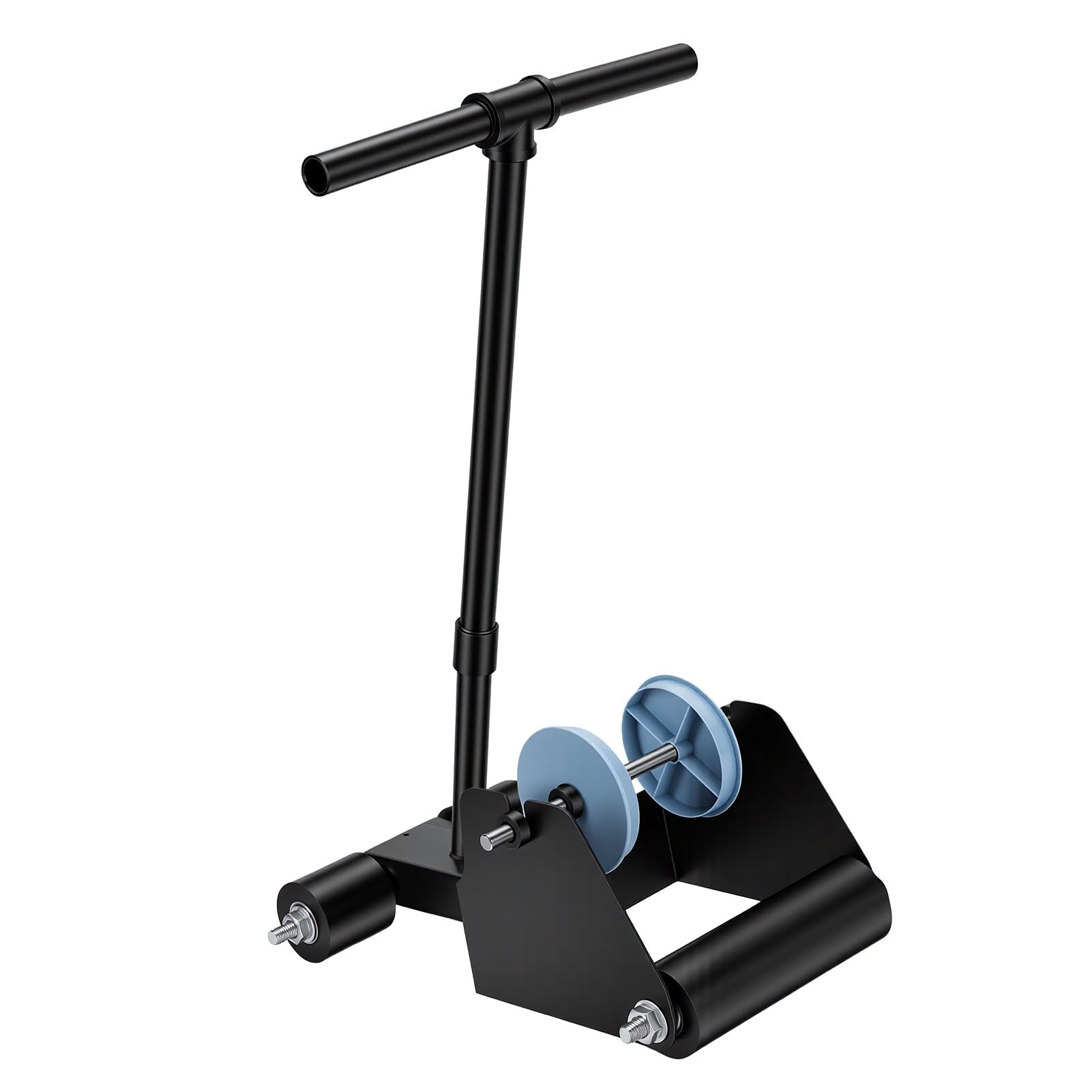 Bewinner Aplicador Manual de Cinta para Pisos para Marcar Líneas, Estacionamientos, Trazado de Líneas de Almacenes y Colocación de de canchas: Ancho Ajustable de 15 Cm, Rodamiento Suave, Cuerpo de