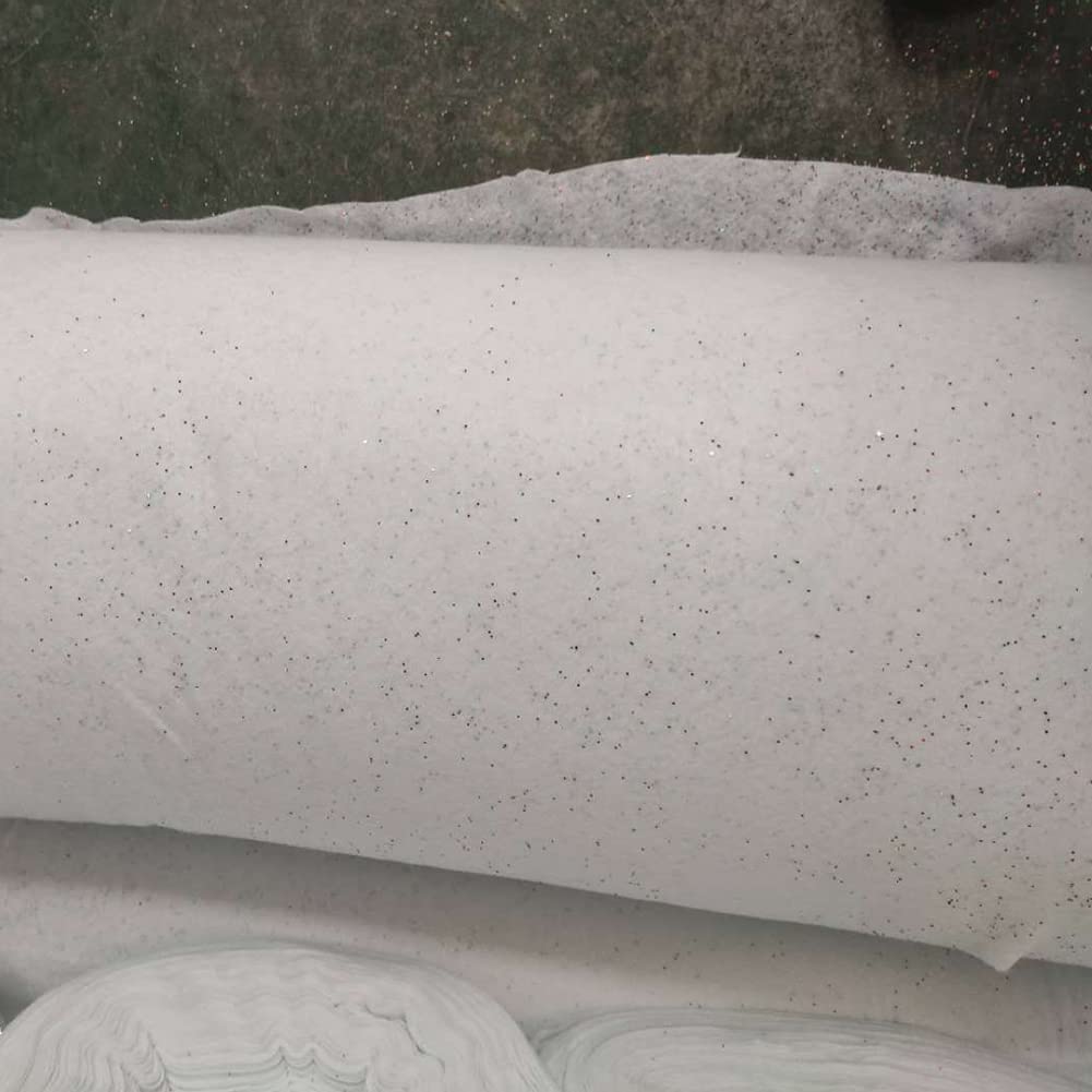 Christmas Snow Blanket, Artificial Snow Blanket Fake Snow Blanket for Christmas Decorations 32 x 39inch Fake Indoor Snow Blanket Artificial Snow Blanket Under The Christmas Tree