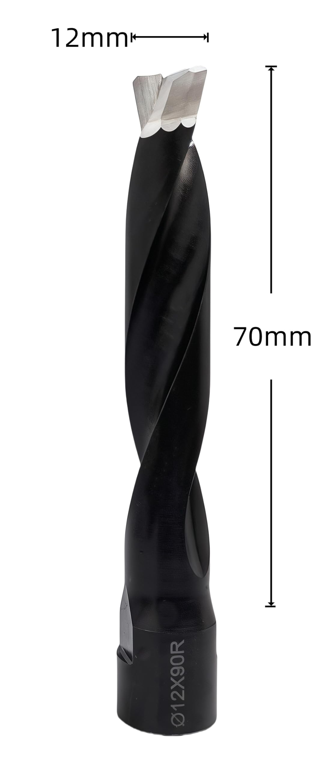 Domino-Fräser, Vollhartmetall-Domino-Bit für Domino DF700, 12 mm