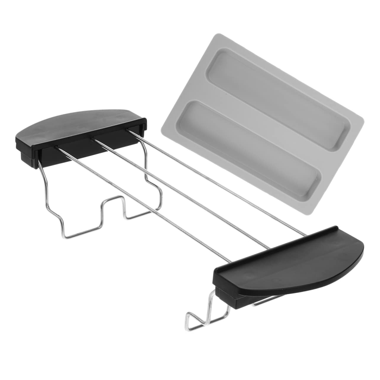 HOLIDYOYO 2 Pack Toast Warming Rack Accessory Stainless Steel Sandwich Maker Parts