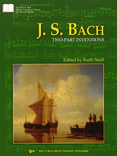 GP382 - J.S. Bach - Two-Part Inventions (Niel A. Kjos Master Composer Library for Piano Students)