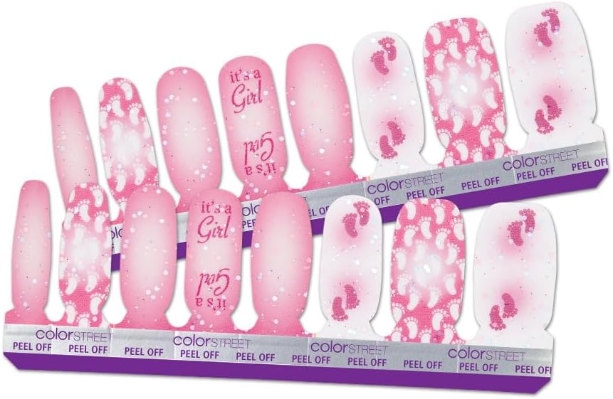 Color Street 'It’s a Girl!' (FDG554) - Nail Polish Strips Life's Little Moments (2024)