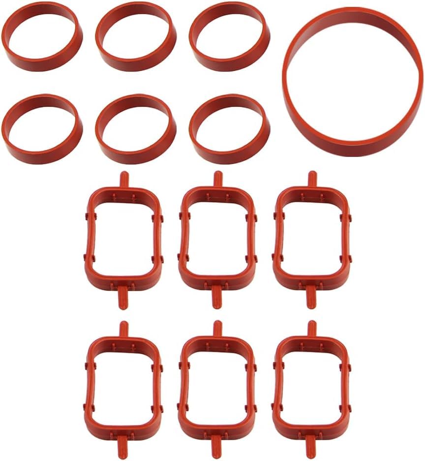 6 x 32mm Tapón de Remolino de Diésel en Blanco Tapones de Reemplazo con Juntas de Colector de Admisión 11612246949 para E87 E46 E90 E91 E92 E93 E39 E60 E83 E53
