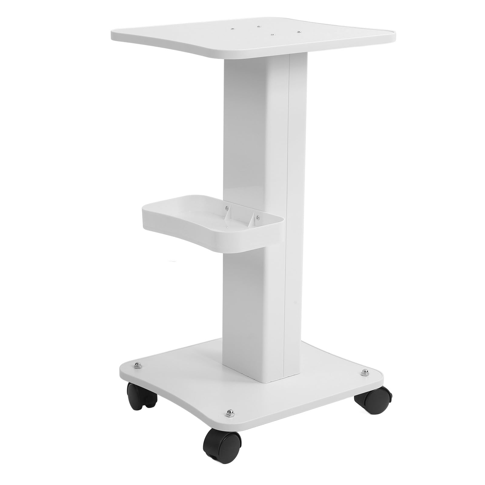 Hidyliu Carrello Carrello per Salone di Bellezza con Ruote per Utilizzo Multifunzionale in Saloni e Cliniche, Robusta Struttura in Legno e Acciaio, Altezza 68 Cm