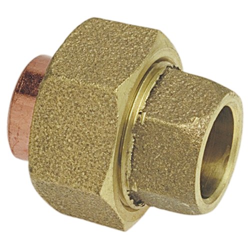 NIBCO Fig No U733, 1/2 in. Bronze Union, Cup x Cup, Solder