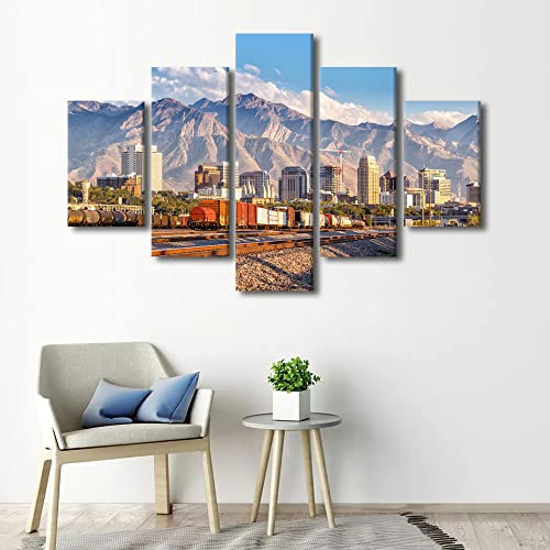 Impression giclée sur toile Utah haute définition : œuvre d'art moderne haut de gamme