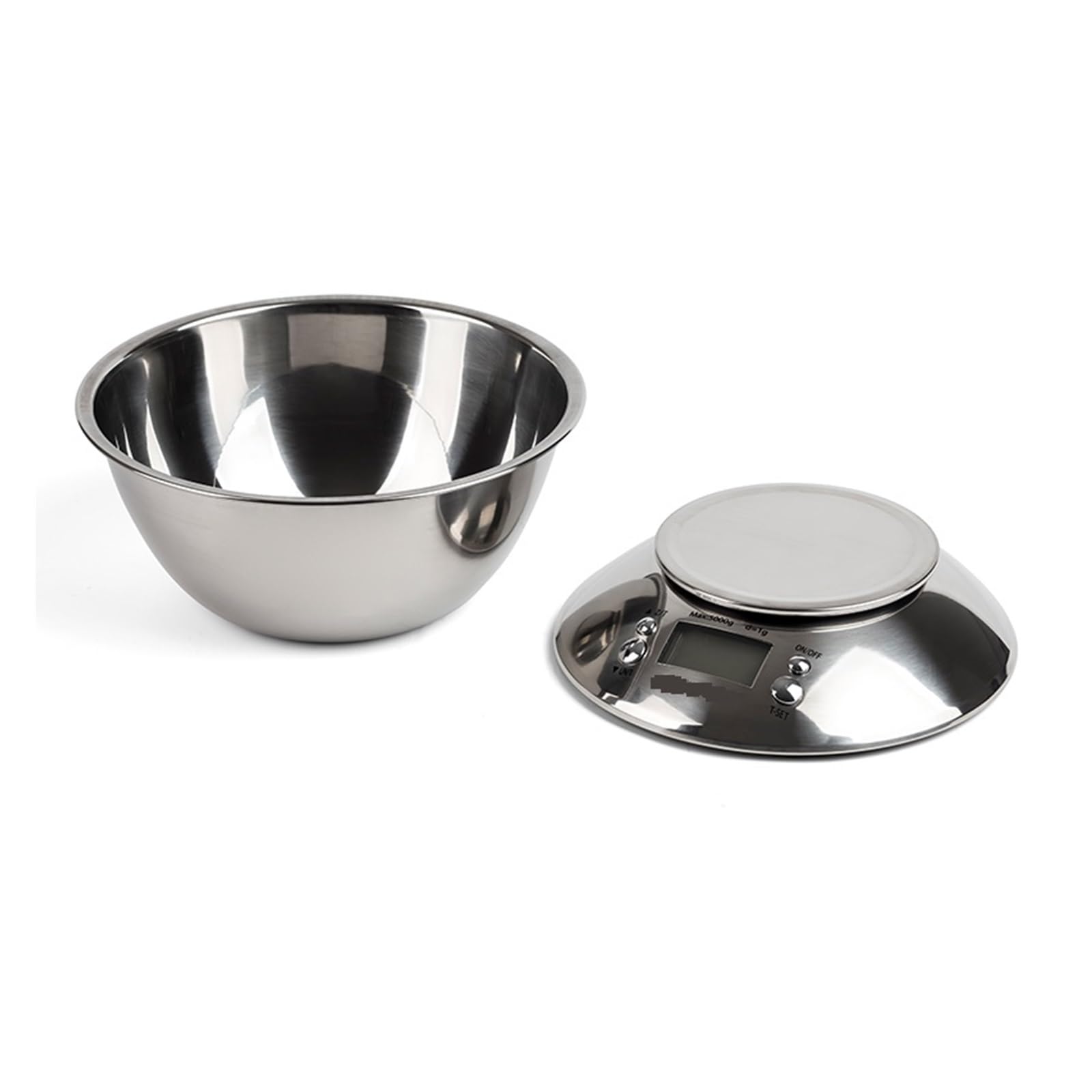 Balanzas Digitales Herramienta De Cocina LCD Balanza Peso Electrónica Acero Inoxidable Alimentos Precisión Con Tazón Medición Precisa Esfuerzo
