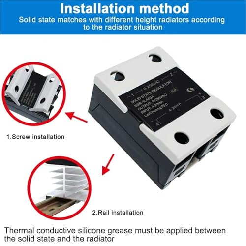SSR-1VD 0-10VDC relais statique 25A monophasé pour commande SCR - 6