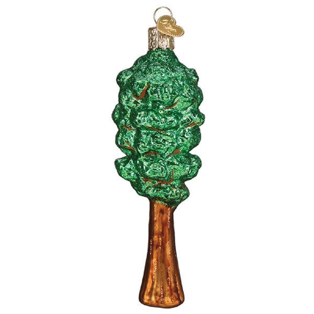 Old World Christmas Redwood Tree Blown Glass 2020 Unique Christmas Ornaments for Christmas Tree Decorations