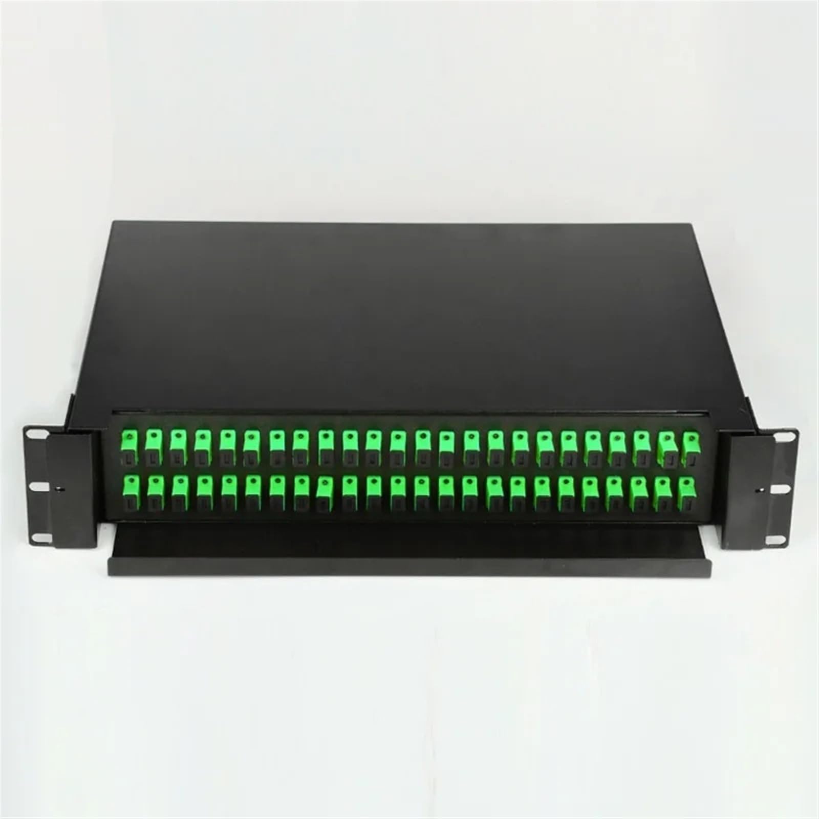 Panneau de Brassage de Fiber de boîte à bornes de Fiber Optique de 48 Ports SC FC LC Pigtail ODF 2U 48 multimode monomode(48 Core SC A SM)