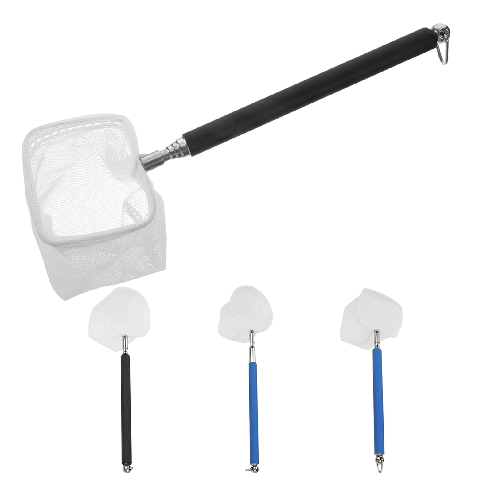 Nettoyage bassin et aquarium facile avec l'épuisette télescopique HANABASS en acier