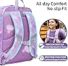 Mochila escolar para niñas de 17 pulgadas, para grados 3-5 8