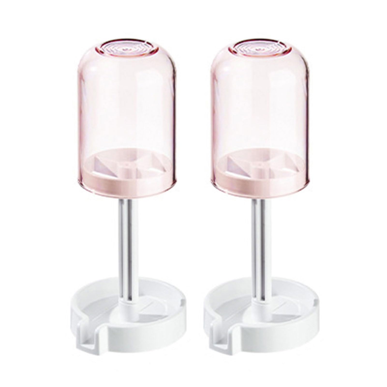 Tsophreniq Simple Toothbrush Storage Holder Solution with Covering Lid Ensures Cleanliness for Home Use 1 Set Toothbrush Storage