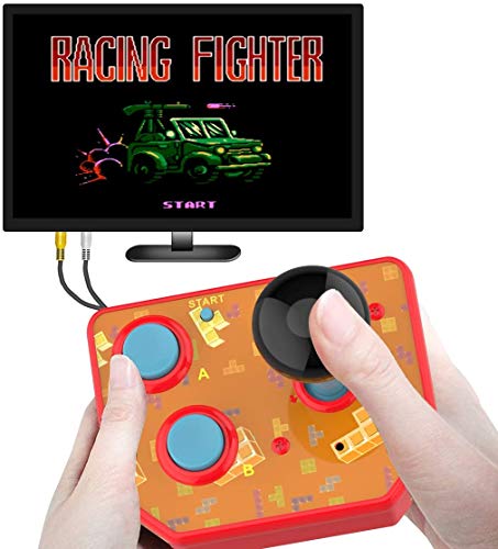 NBCP Handheld Games Console ,Classic Mini Arcade Joystick Plug and Play Built-in 180 TV Video Games for Kids, Children Gift, Birthday Gift (AV Cable) (Mini Handheld) (Orange) - Thumbnail 5