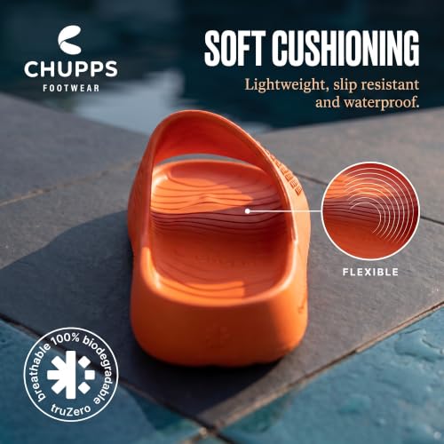 Image of CHUPPS Chupster Men's Orthopedic Slippers | Soft Cushioned Footbed | Lightweight Flip Flops | Anti-Skid Sole | Comfortable Daily Wear Chappals
