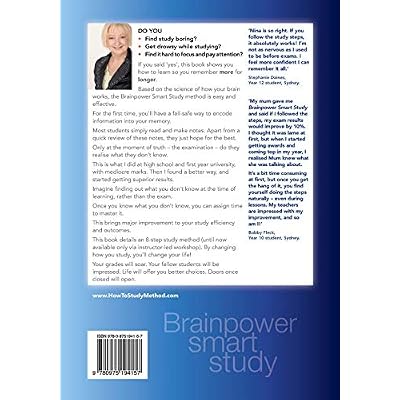 Brainpower Smart Study: How to study effectively using a tested and proven 8-step method Paperback July 5, 2011