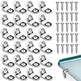 Unvtap 30 Stück Bodenträger 3 mm Regalbodenträger Edelstahl Einlegeboden Halter Regalbodenhalter mit Saugnapf Glasbodenträger für Möbel Schränke Bücherregal Support