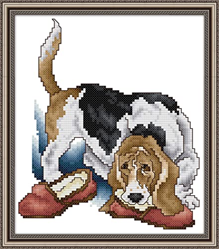 Peinture au diamant 5D chien français pour décorer votre salon
