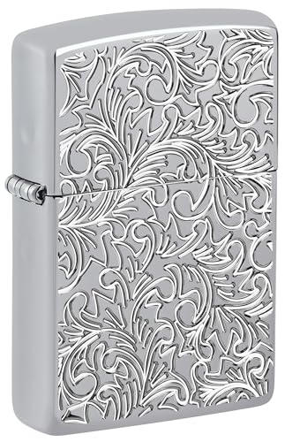 Encendedor Zippo Armor Deep Carved High Polish Chrome miniatura 1
