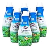 Clorox Scentiva Liquid Fabric Softener & Fabric Conditioner, Fresh Brazilian Blossoms Scent Leaves...