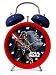 Produktbild Star Wars Darth Vader Kinderwecker Wecker (301777), 12 x 5,3 x 16,8 cm, rot/blau