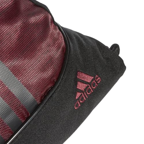 Image of adidas Unisex Alliance II Sackpack, Legacy Red 2-Tone /Black, OSFA