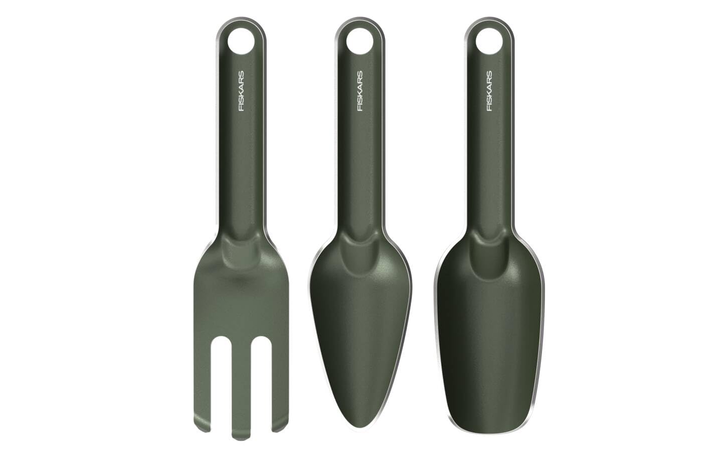 Kit pour plantes d'intérieur Fiskars en acier revêtu durable