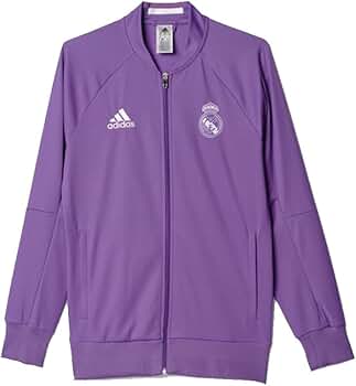 ウェア adidas Real Madrid Anthem Jacket 2015-16 Jacket With Fan Adidas Real Madrid Anthem Jacket 2015/16