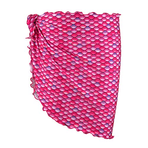 Fin Fun Meerjungfrau Damen Badeanzug Sarong vertuschen, New Malibu Pink