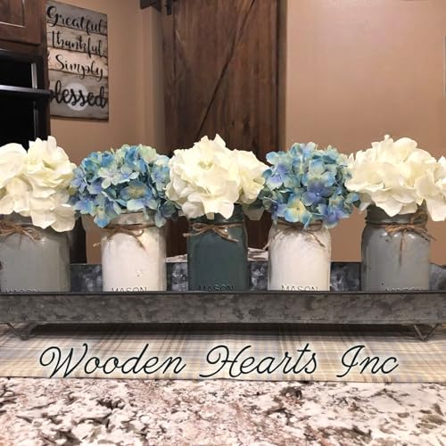 Tray-Metal-large-with-2-Jute-Rope-Handles-Farmhouse-Rustic-Tin-Box-forTable-Centerpiece-Candles-Mason-Jars-Kitchen-Living-Room-Decor-Distressed-fits-up-to-7-pint-size-jars-23-x-6 Tray Metal large with 2 Jute Rope Handles Farmhouse Rustic Tin Box forTable Centerpiece Candles Mason Jars Kitchen Living Room Decor Distressed fits up to 7 pint size jars 23 x 6