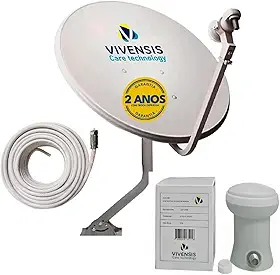 Antena Mini Parabólica Vivensis 60cm 5G
