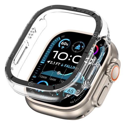 Lunette métal Apple Watch Ultra coque de protection haut de gamme
