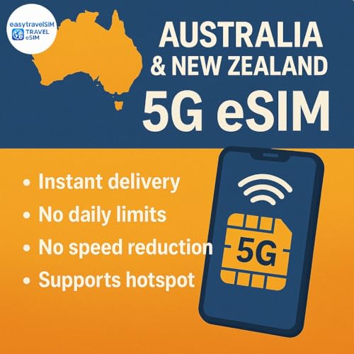 eSIM Australie Internet illimité pour éviter les frais de roaming en voyage