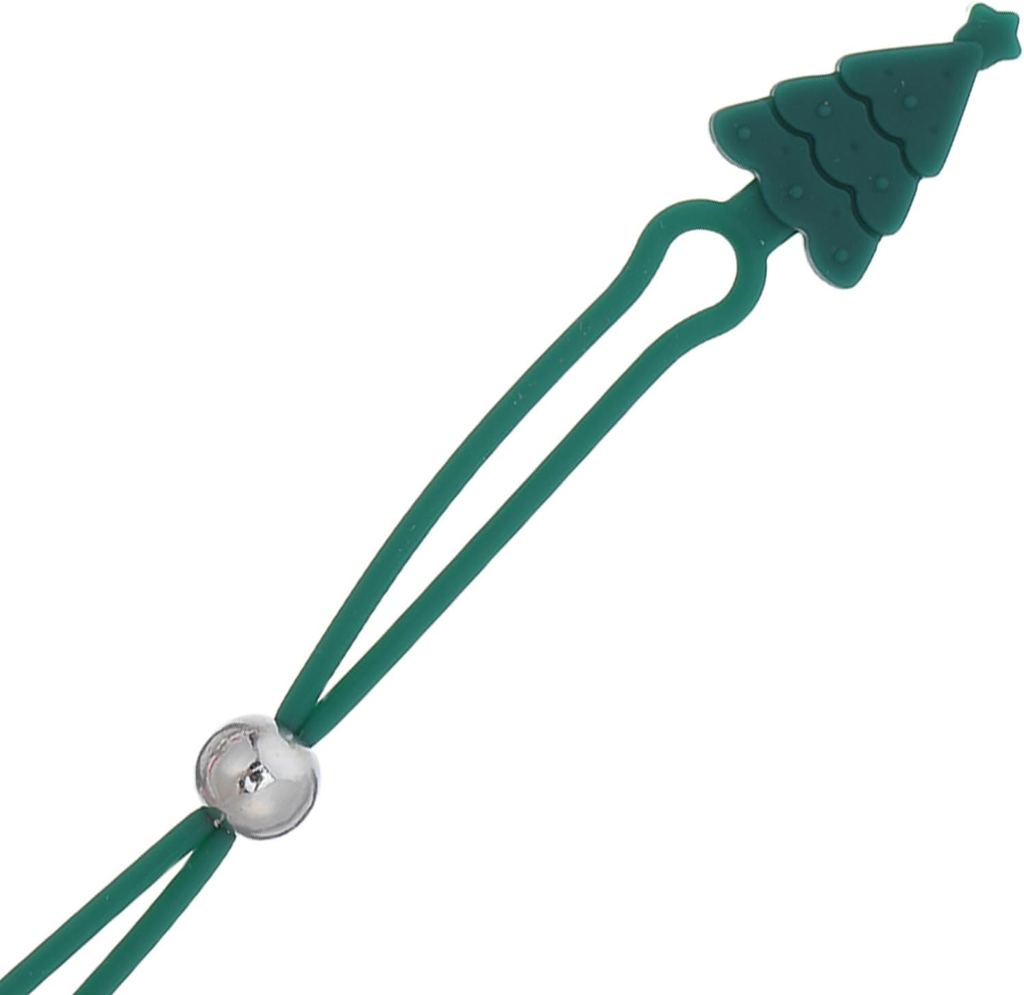 8pcs Christmas Ornament Hooks: Non-Slip Silicone Christmas Tree Ornament Hooks - Adjustable Cable Ties Strap Reusable Bauble Hangers