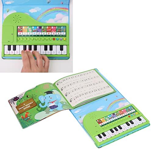 Children Keyboard Book Toy,Portable Piano Book Educational Musical Toy with Light Keys Gift for Toddlers Kids Ages 3 Years 6 51be1uoHsCL. AC