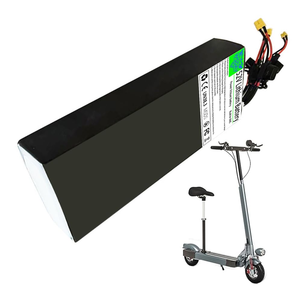 Batteria per Monopattino Elettrico da 52 V, Batteria di Ricambio da 52 V, 18,2 Ah, 23,1 Ah, batterie al Litio con Scheda di Protezione BMS.