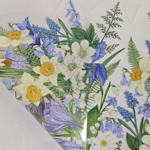 Vinilo Decorativo Floral Botánico 47.24"×11.81" para Ventana miniatura 2