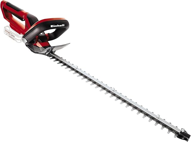 Einhell Akumulatorowe nożyce do żywopłotu GC-CH 1855/1 Li-Solo Power X-Change (18 V, 55 cm długość cięcia, 18 mm rozstaw zębów, z walizką, bez akumulatora)