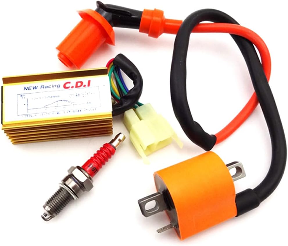 DJ-Motor Ignition Coil CDI Spark Plug For 150cc 200cc 250cc Dirt Bike ATV Quad