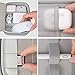 Elonbo Hard Travel Cords Organizer Universal Small Electronic Accessories Carrying Case for Chargers Cables MacBook Adapter Magic Mouse Apple Pencil USB Flash Disk Tech Portable Storage Bag, Grey