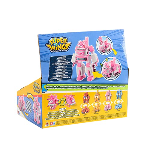 Juguetes para niños Super Wings Dizzy avión transformable resistente que no se rompe al caer 4