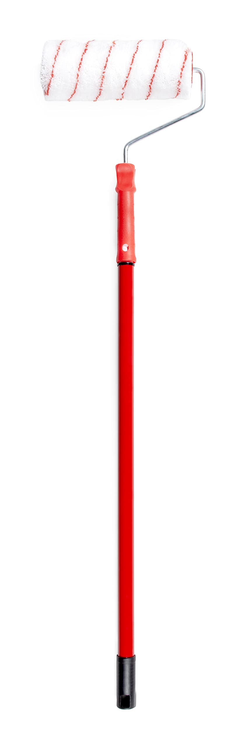 PENNELLIFICIO 2000 | Rullo in Poliammide con Asta Telescopica da 128 cm, per Pareti Ruvide e Molto Ruvide, Idropittura, Quarzi, Pitture minerali, L 24 cm, ⌀ 5,5 cm – Made in Italy