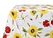 BIANCHERIAWEB Tovaglia Cucina 90x90 cm con Disegno Girasoli RP, Made in Italy, Tovaglia da Tavolo In 100% Cotone