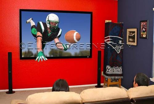 Image of Elite Screens Sable Frame, 166-inch 2.35:1, Fixed Frame Home Theater Projection Projector Screen, ER166WH1-Wide