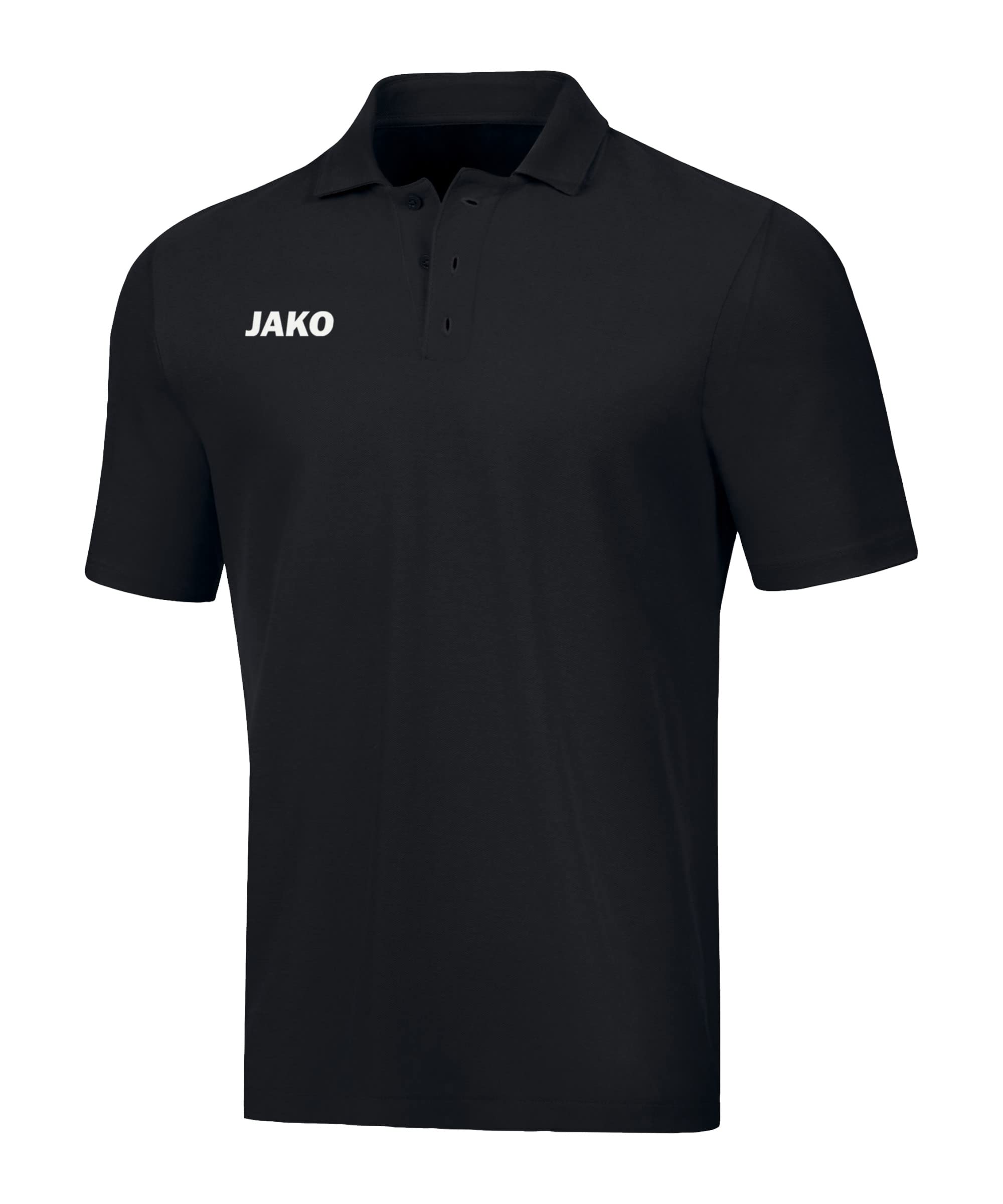 JAKO Men's Base Polos, Black, XXL