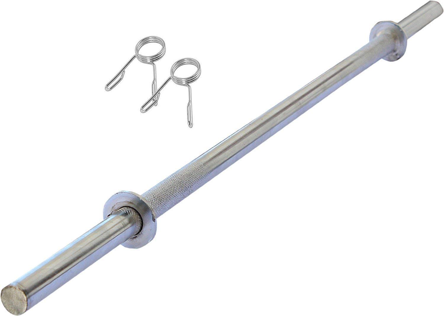 Encanto Solid Chrome Plated 19 mm Straight Thick Barbell Bar, Weight Lifting Rod, Dumbbell Bar for Strength Training & Exercise Fitness (5 FEET) (B0BW3T1RQY) Amazon Price History, Amazon Price Tracker