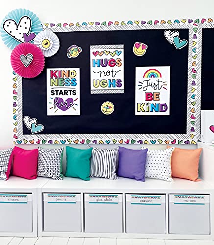 Snapklik.com : Carson Dellosa Kind Vibes 36PC Name Labels For Kids ...